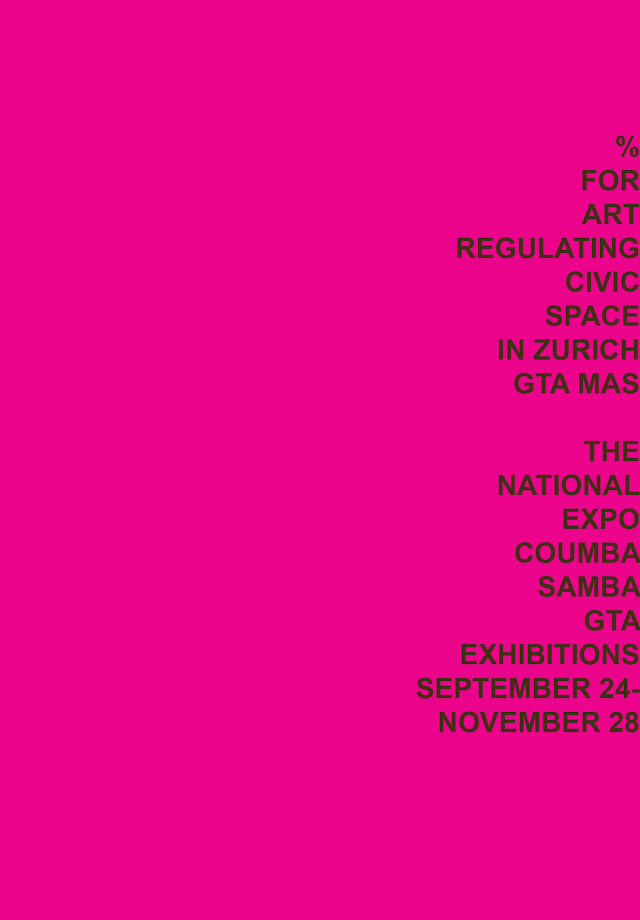 @ ETH Zürich, gta exhibitions